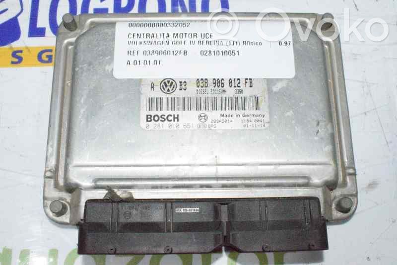 Volkswagen Golf IV Engine control unit/module 
