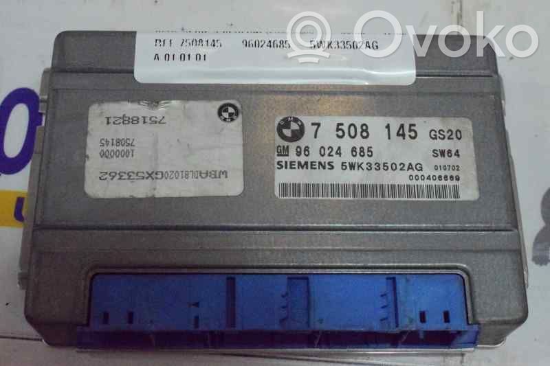 BMW 5 E39 Unitate/modul de control cutie de viteze 
