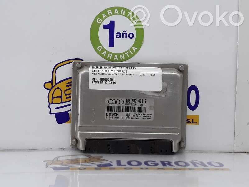 Engine control unit/module   4B0907401Q,BOSCH0281010151,D65