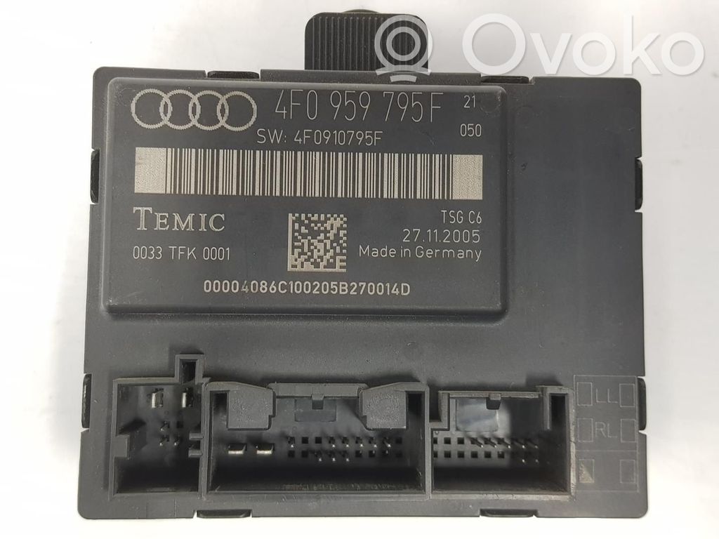 Audi A6 S6 C6 4F Alte unități/module de control 