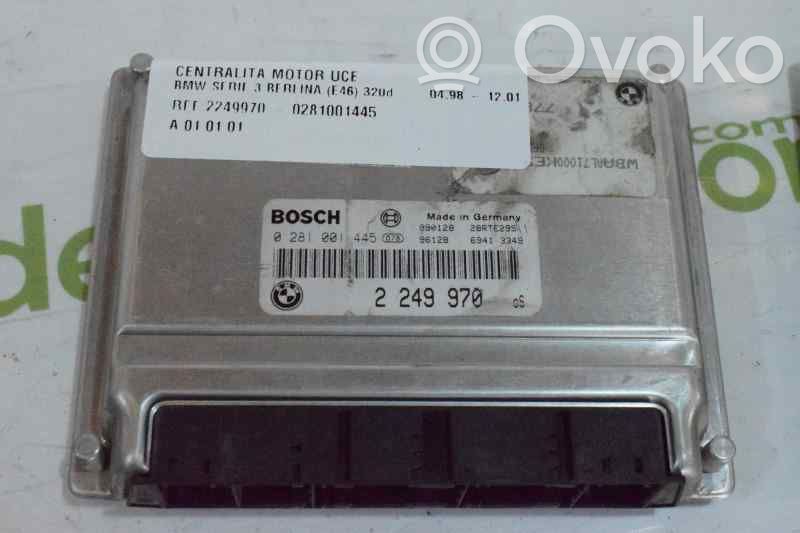 BMW 3 E46 Sterownik / Moduł ECU 
