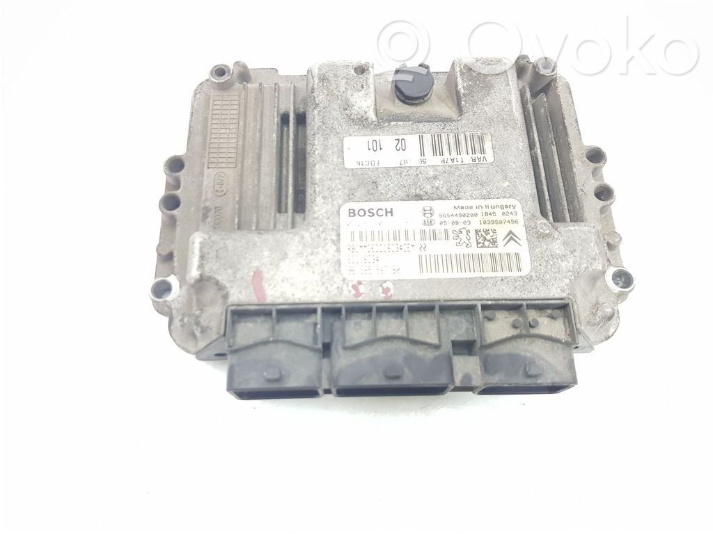 Unidad de control/módulo del motor   9658556780
