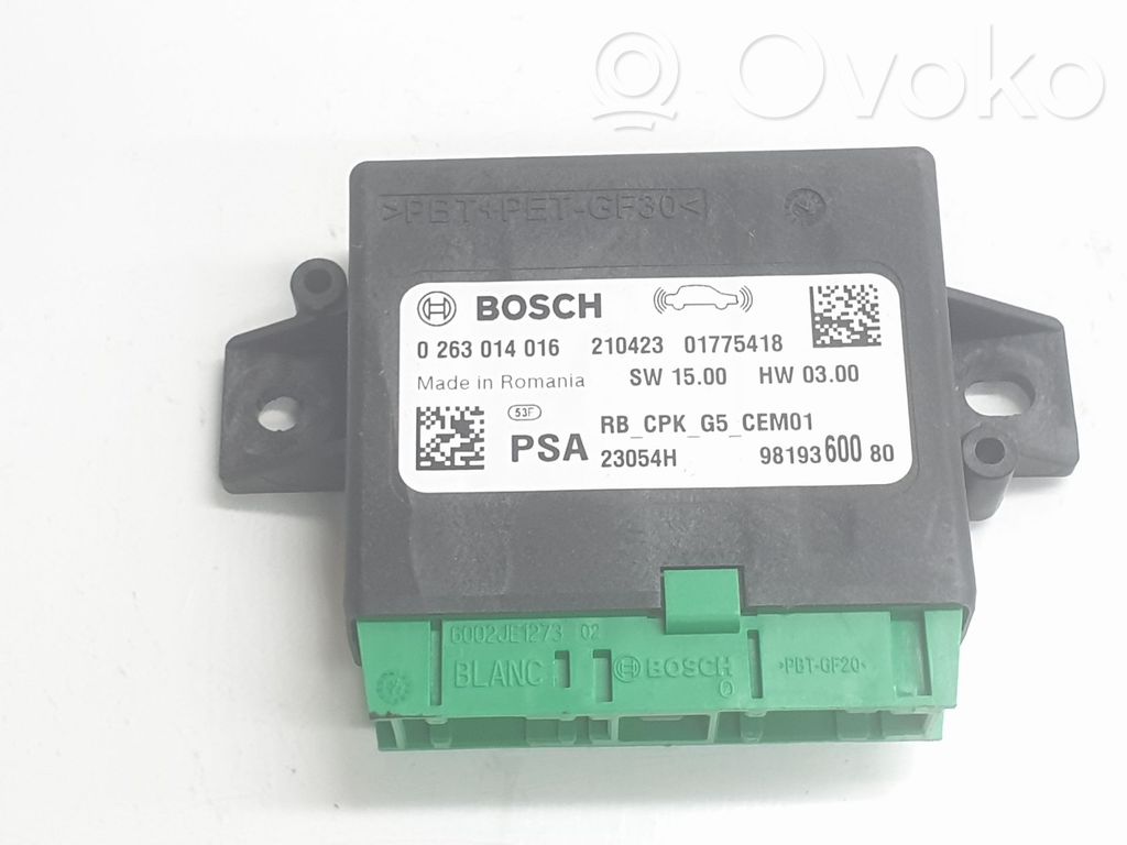 Other control units/modules   9819360080,1617138880