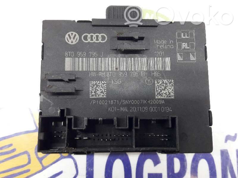 Audi A5 Sportback 8TA Unité de commande / module de verrouillage centralisé porte 