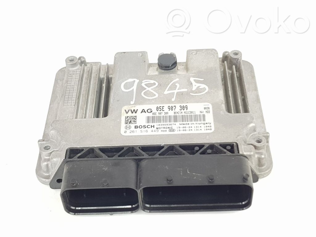 Sterownik / Moduł ECU   05E907309,05E906018AJ