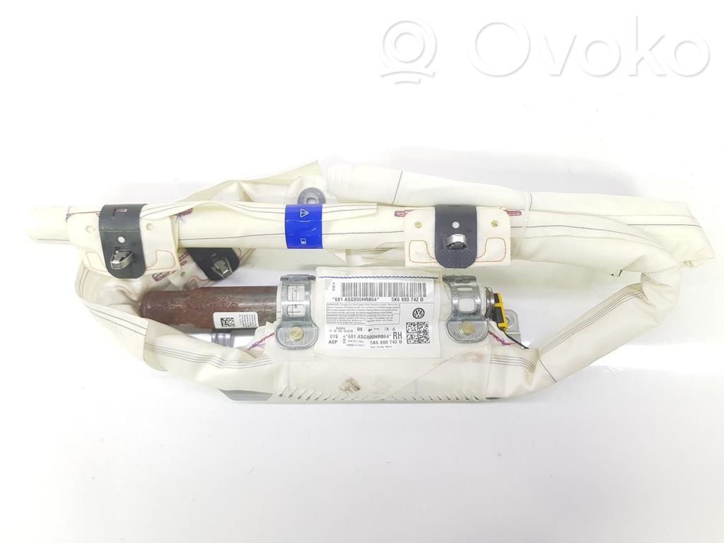 Volkswagen Golf VI Kurtyna airbag 