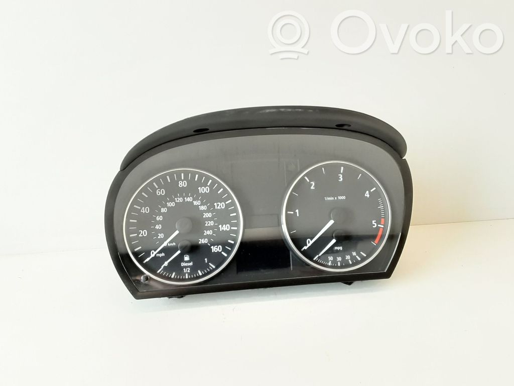 BMW 3 E90 E91 Speedometer (instrument cluster) 