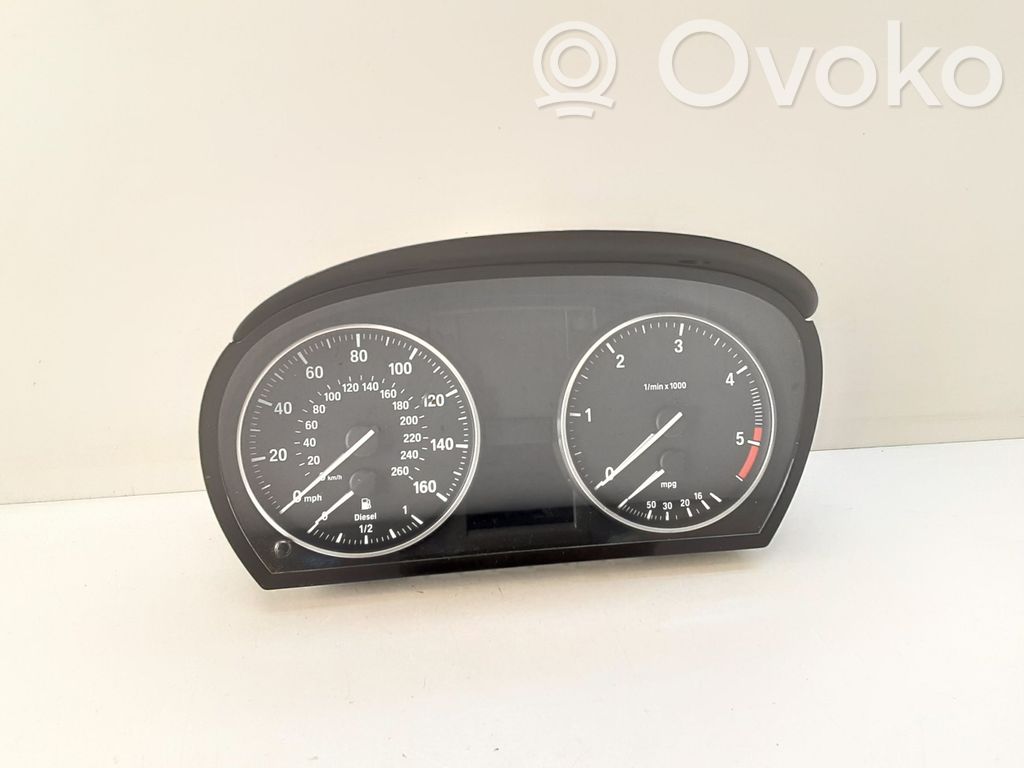 BMW 3 E90 E91 Speedometer (instrument cluster) 