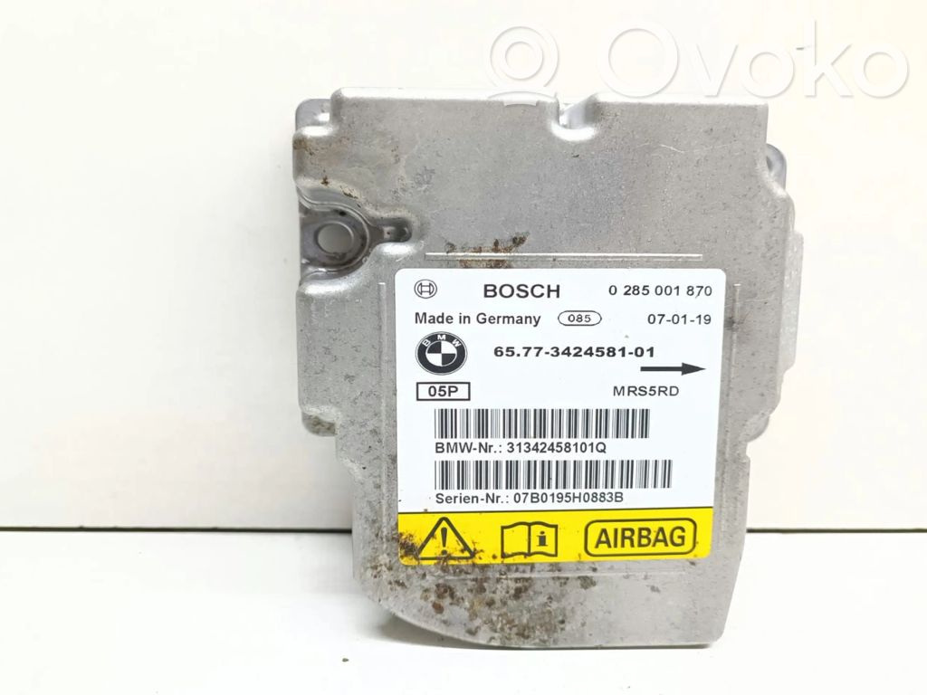 Airbag control unit/module   0285001870,3424581,65773424581