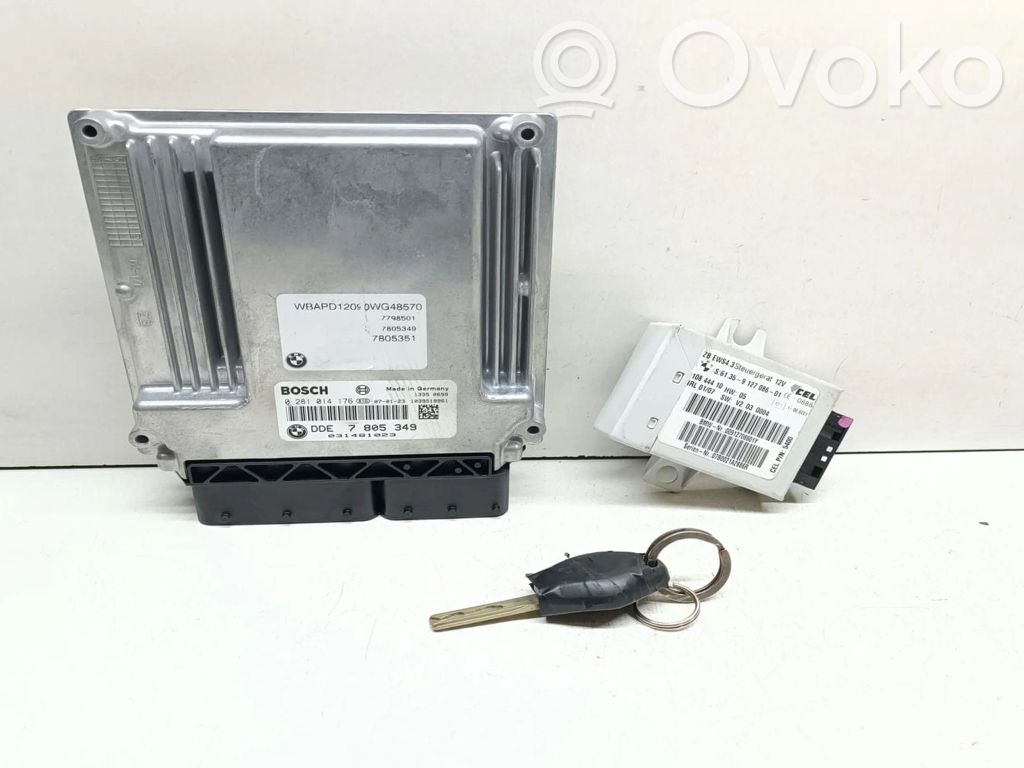 BMW X3 E83 Engine ECU kit and lock set 