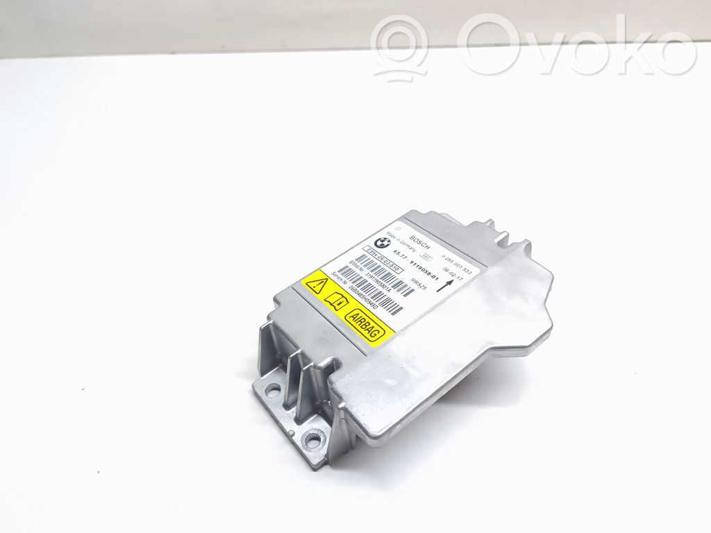 Unidad de control/módulo del Airbag   9119058,0285001533,65779119058