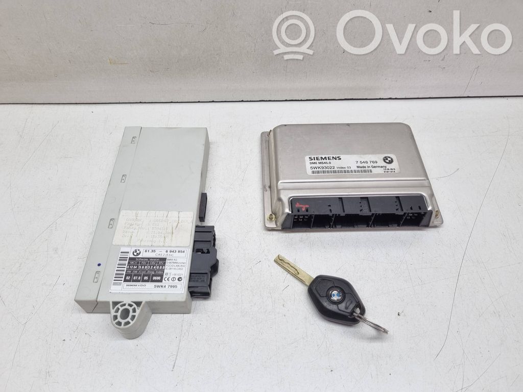 BMW 5 E60 E61 Kit calculateur ECU et verrouillage 