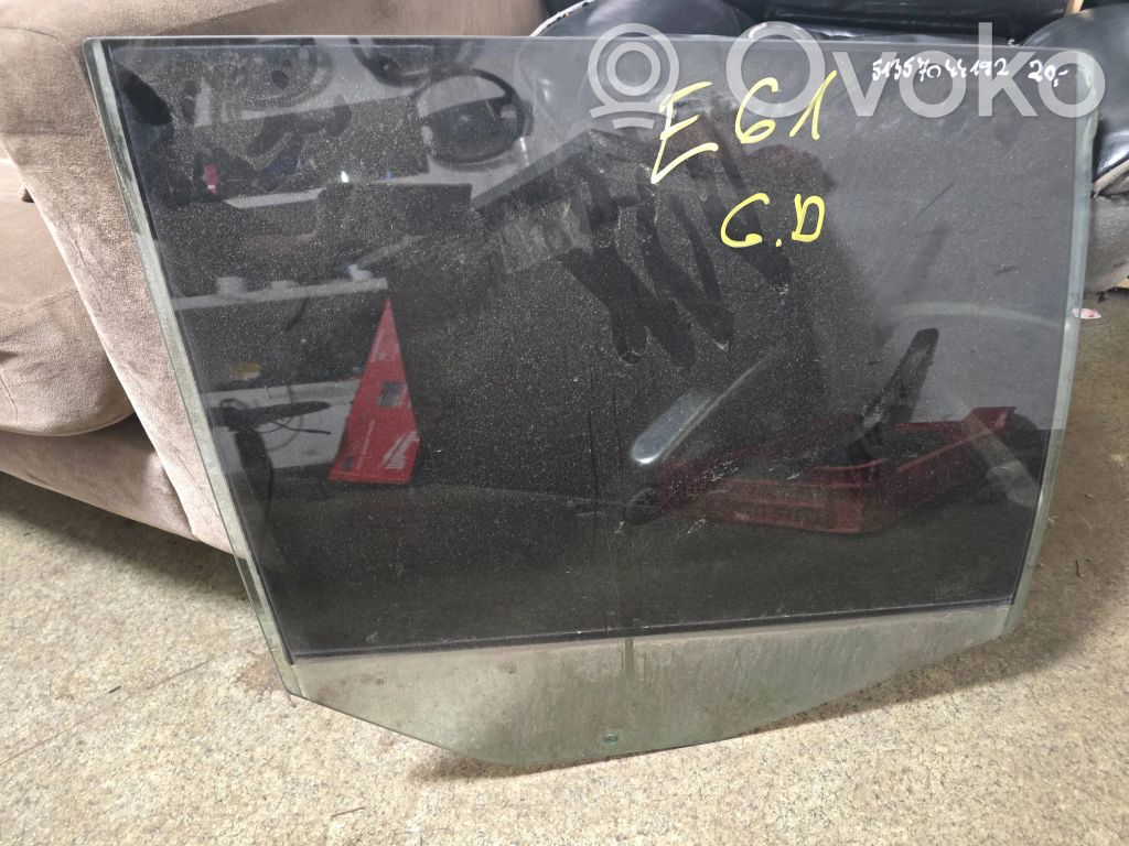 BMW 5 E60 E61 Rear door window glass 