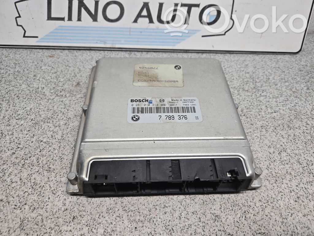 Engine control unit/module   7789376,28RTF091,0281010314