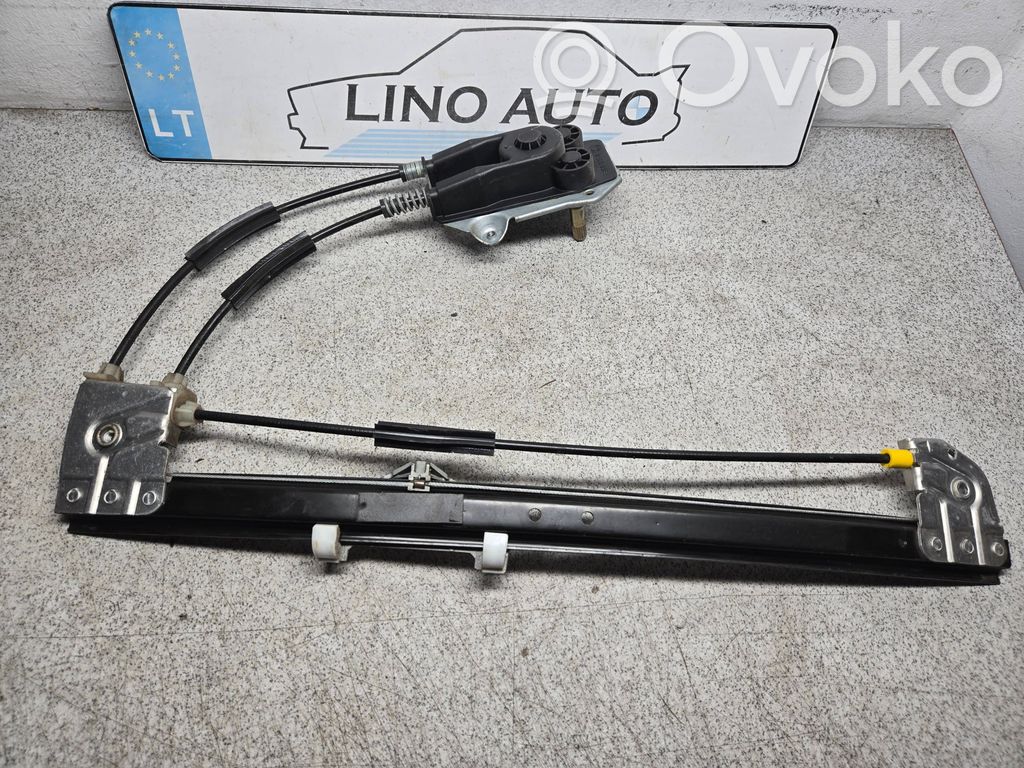BMW 5 E39 Regulador manual de la ventanilla trasera 