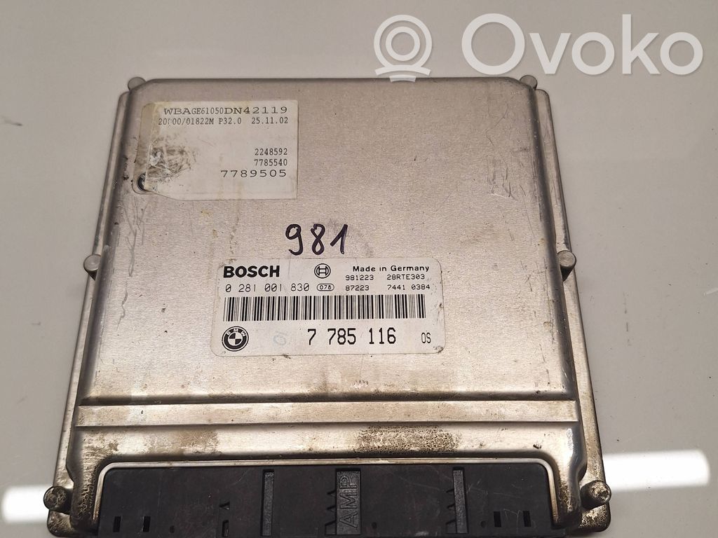 BMW 5 E39 Engine control unit/module 