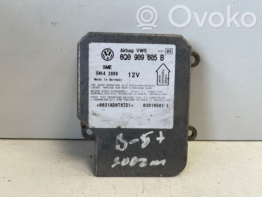 Volkswagen PASSAT B5.5 Gaisa spilvenu vadības bloks 