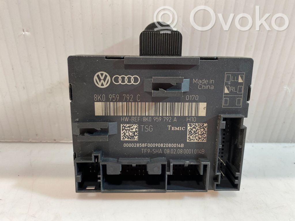 Audi A4 S4 B8 8K Oven ohjainlaite/moduuli 