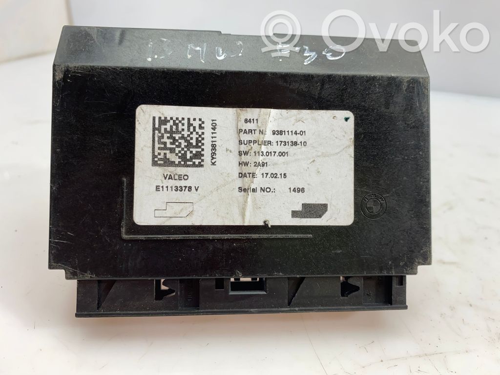 BMW 3 F30 F35 F31 Gaisa kondicionēšanas / salona apsildes vadības bloks 
