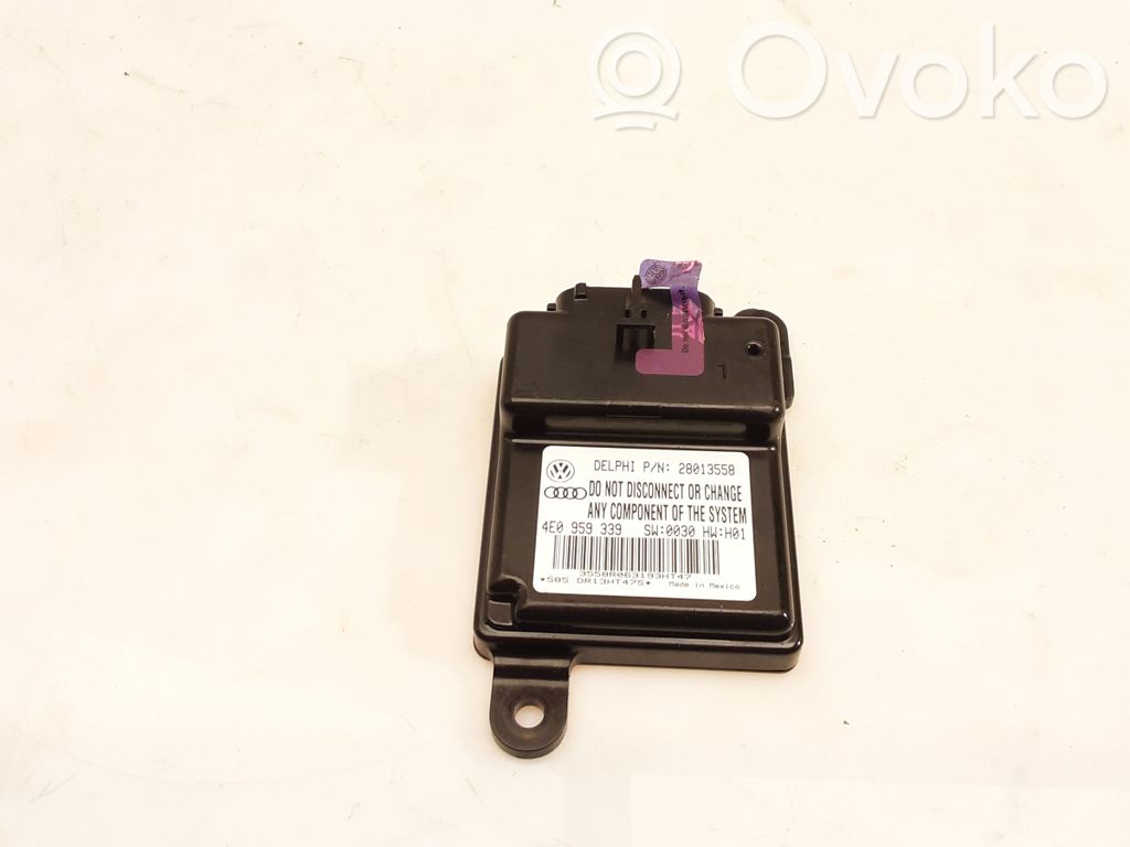 Audi A8 S8 D3 4E Seat control module 