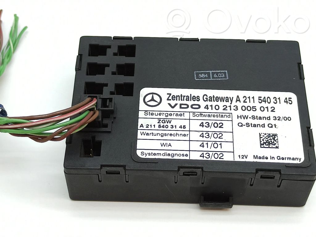 Mercedes-Benz E W211 Gateway control module 