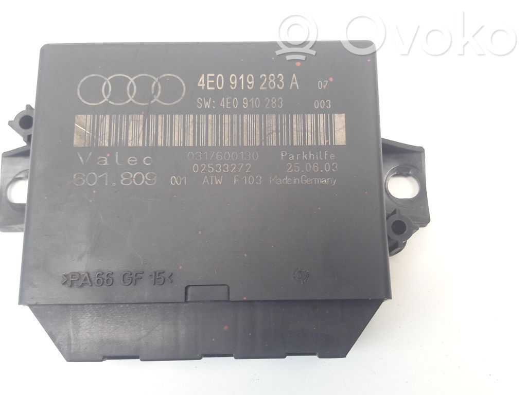 Unité de commande, module PDC aide au stationnement   4E0919283A,4E0910283
