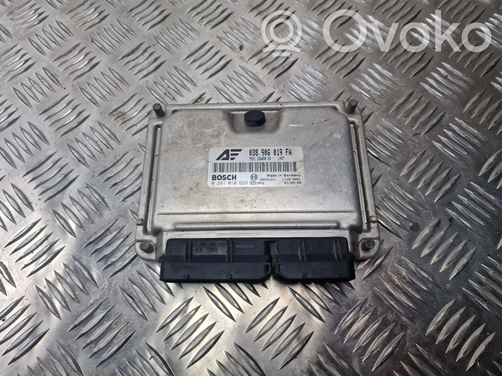 Unidad de control/módulo del motor   038906019FA,0281010629