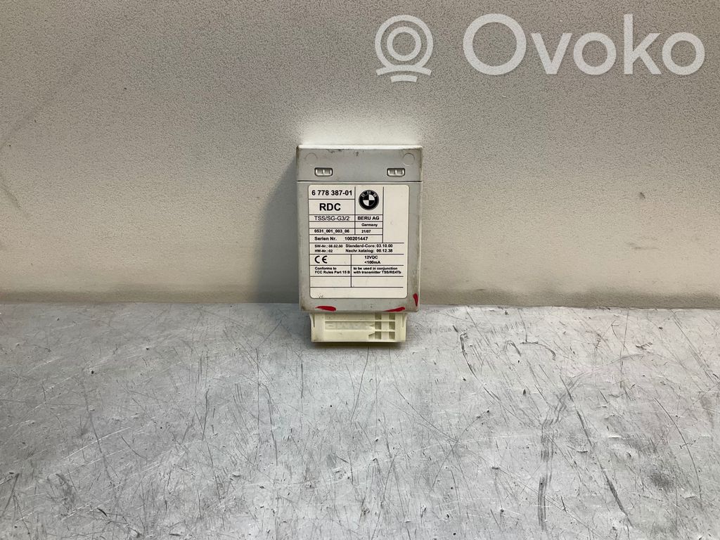 BMW 5 E60 E61 Module de pression des pneus 