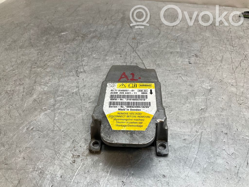 BMW 6 E63 E64 Unidad de control/módulo del Airbag 