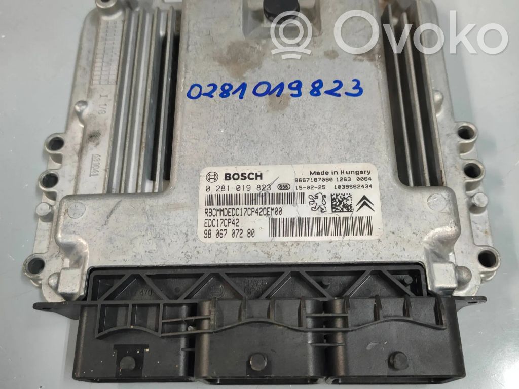 Peugeot 508 Engine control unit/module ECU 