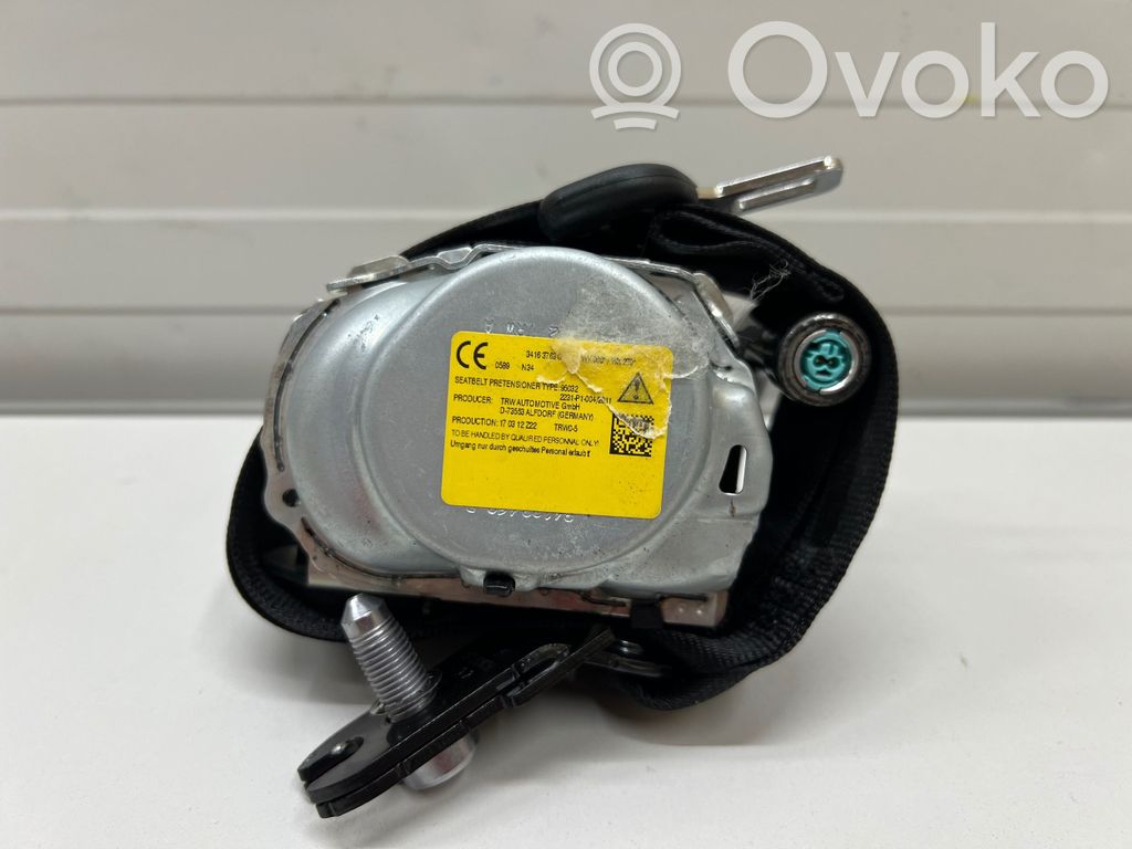 Audi S5 F5 Cinturón trasero 