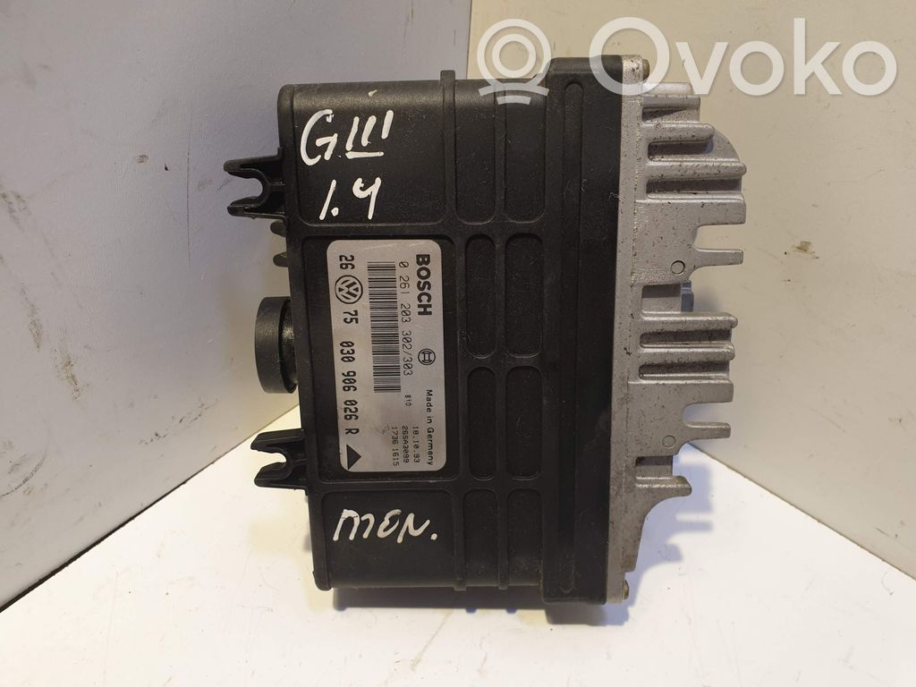 Engine control unit/module   0261203302,030906026R,0261203303