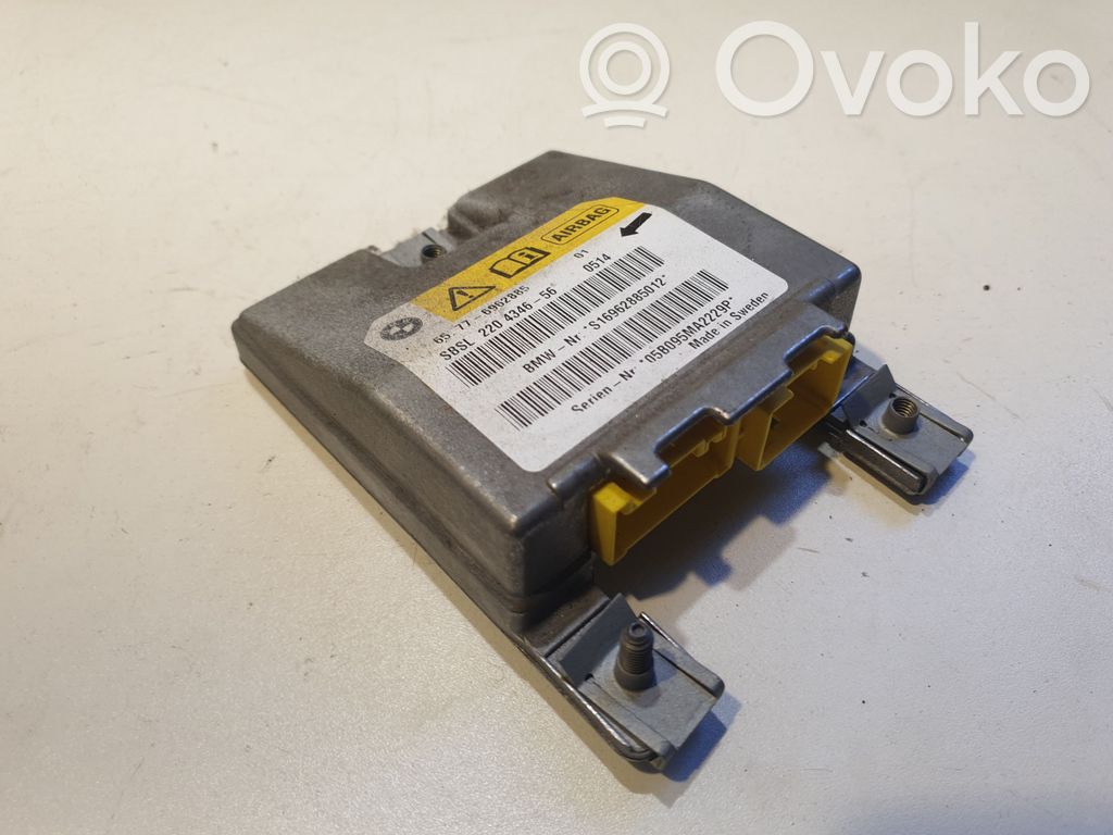 BMW 5 E60 E61 Module de contrôle airbag 