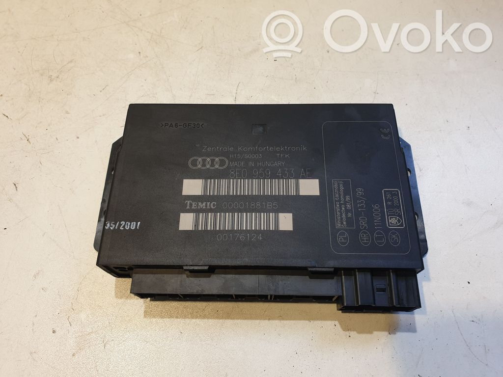 Audi A4 S4 B6 8E 8H Mukavuusmoduuli 