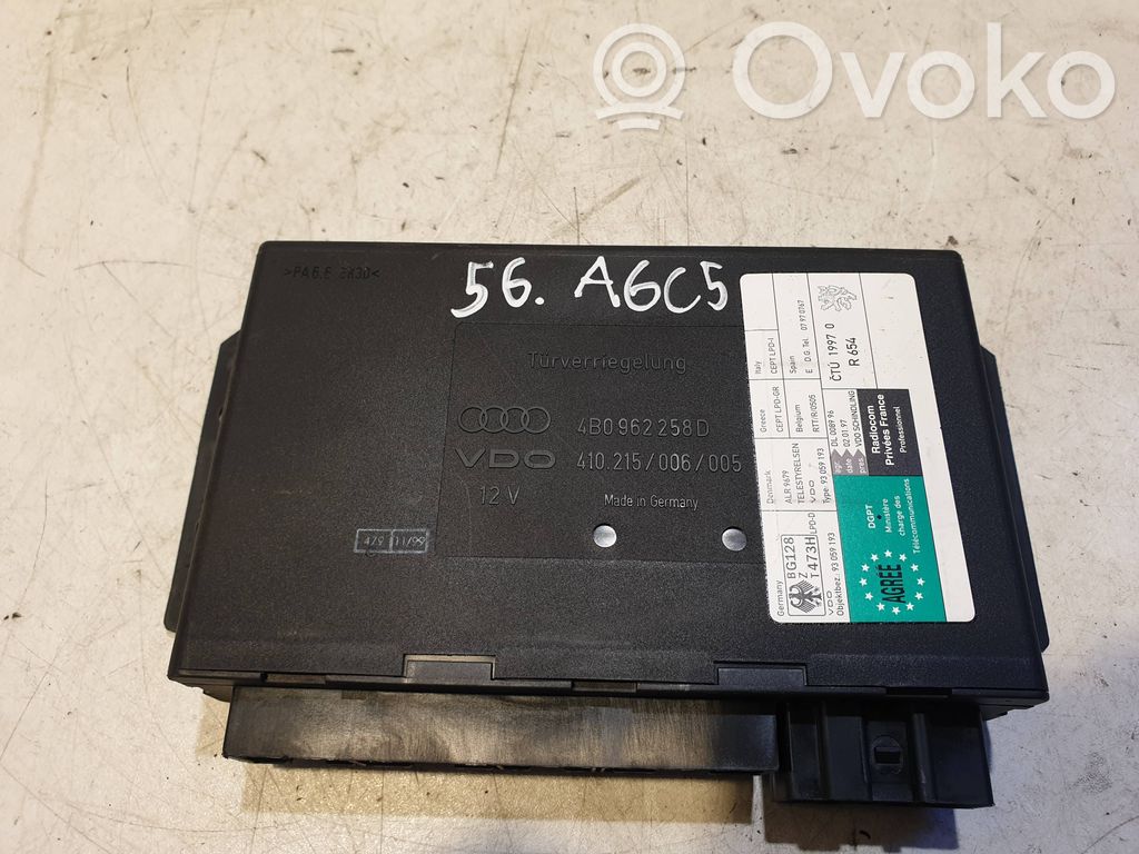 Audi A6 S6 C5 4B Komforto modulis 