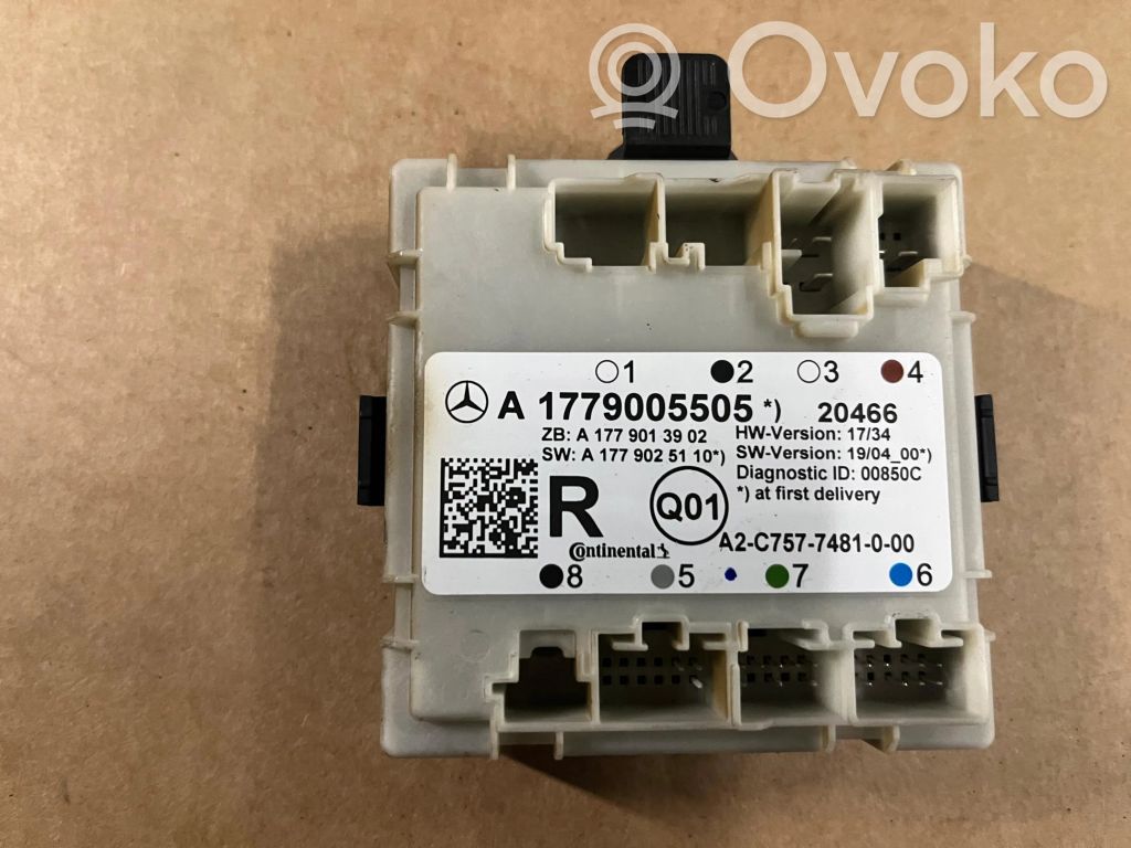 Mercedes-Benz A W177 Door control unit/module 