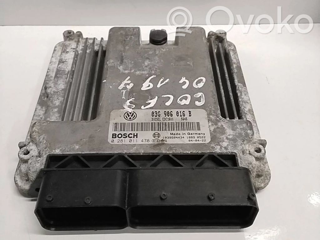 Volkswagen Golf V Sterownik / Moduł ECU 