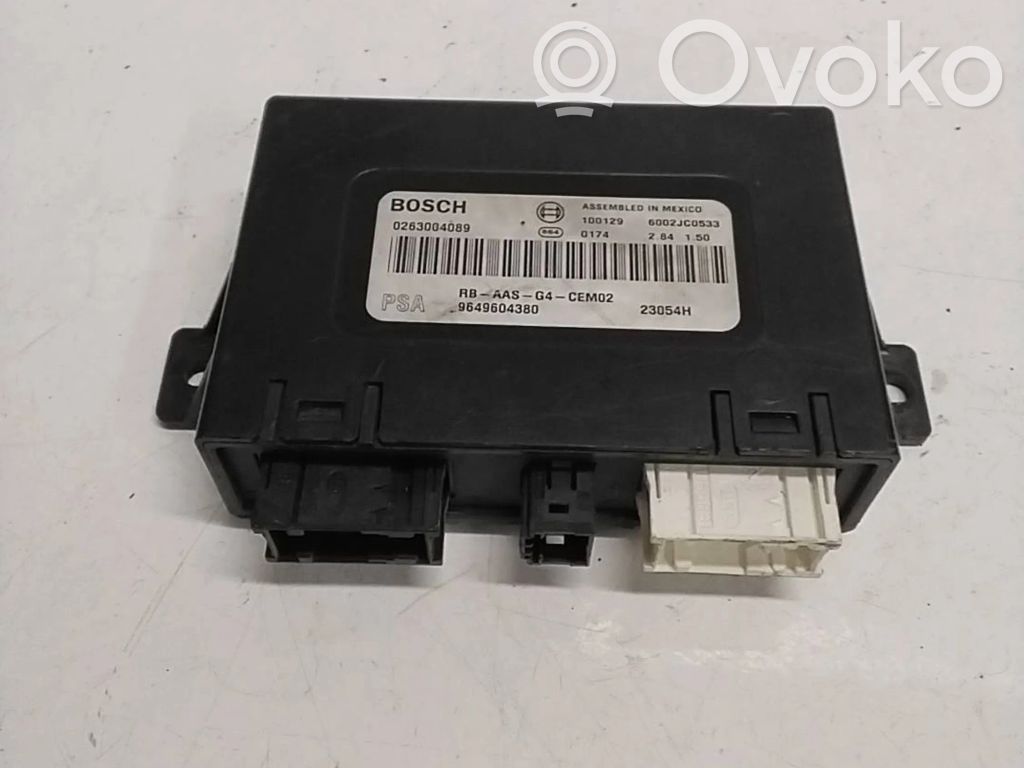 Parking PDC control unit/module   9649604380,6002JC0533,0263004089