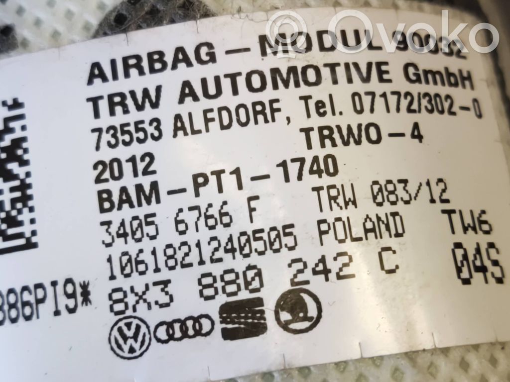 Audi A1 Sēdekļa drošības spilvens 