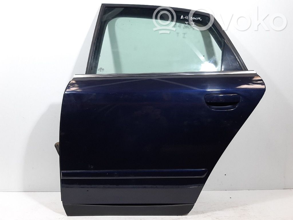 Audi A4 S4 B6 8E 8H Aizmugurējās durvis 