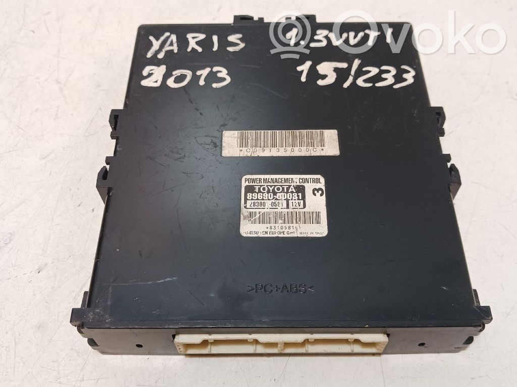 Toyota Yaris Alte unități/module de control 