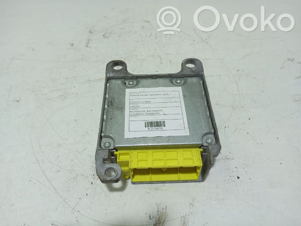 Toyota Corolla E120 E130 Airbag control unit/module 