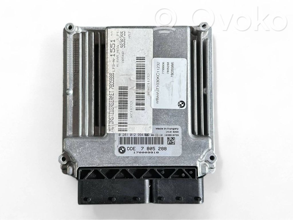 BMW 3 E90 E91 Engine control unit/module 