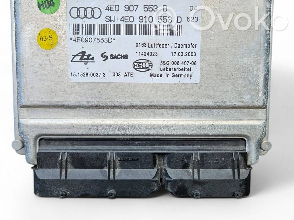 Audi A8 S8 D3 4E Pakabos valdymo blokas 
