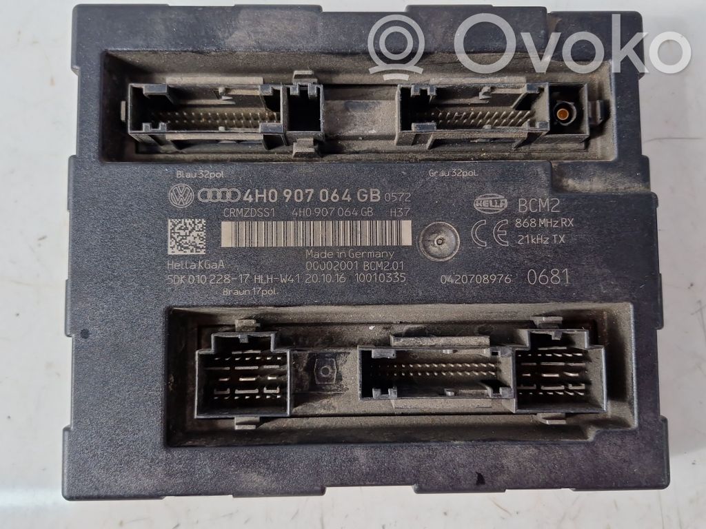 Audi A7 S7 4G Module confort 