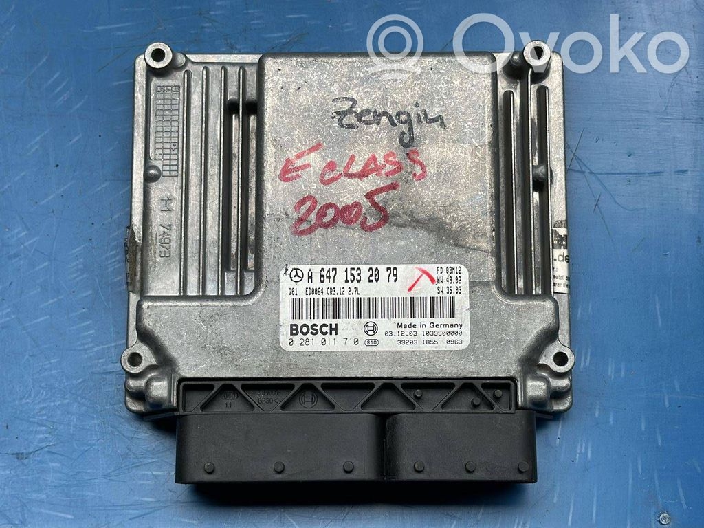 Mercedes-Benz E W211 Engine control unit/module 