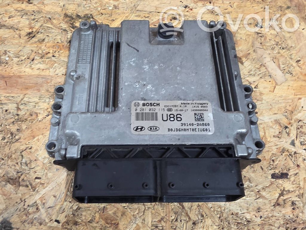 Engine control unit/module   EDC17057,391402A860,0281032115