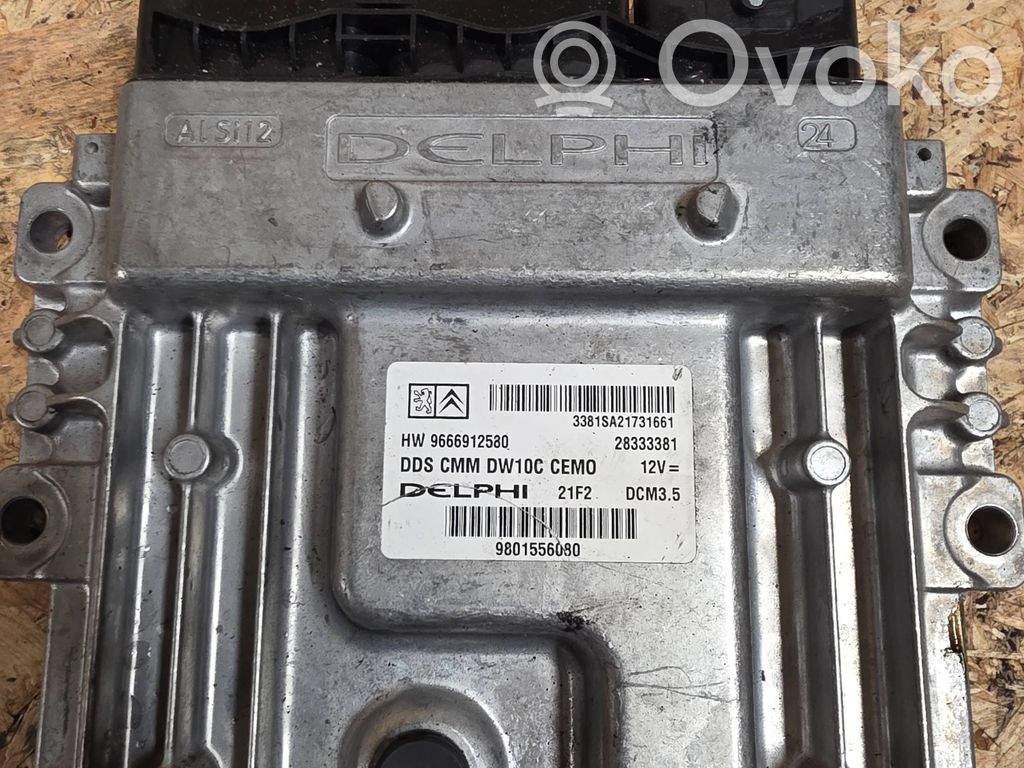 Engine control unit/module   9666912580,28333381,9801556080