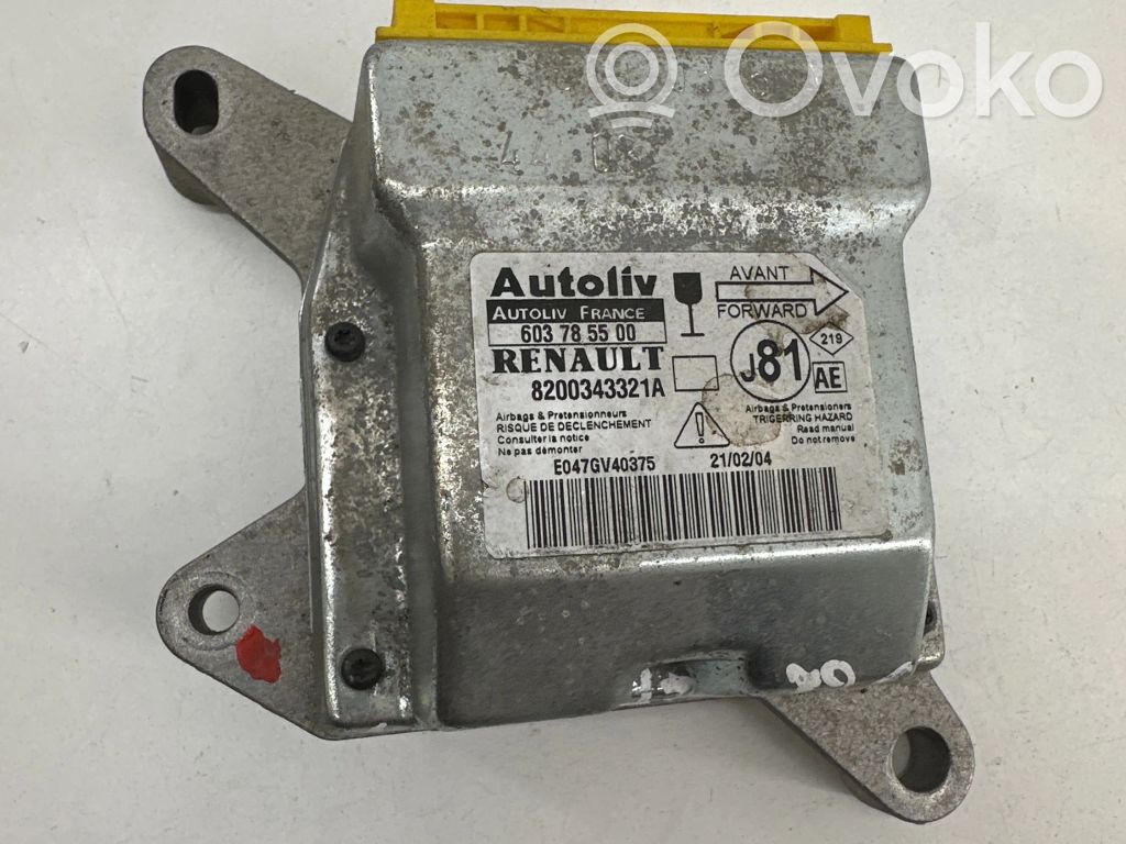 Renault Espace -  Grand espace IV Airbag control unit/module 