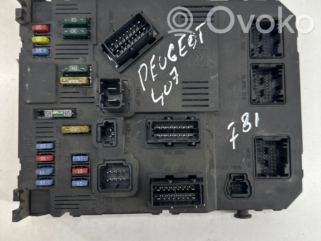Peugeot 407 Engine ECU kit and lock set 